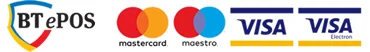 Plata cu cardul: BT ePOS, Mastercard, Maestro, Visa, Visa Electron