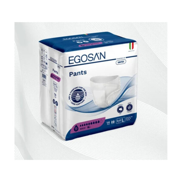 Scutece Adulți Chilot EGOSAN Maxi L Absorbtie 2300ml 14buc