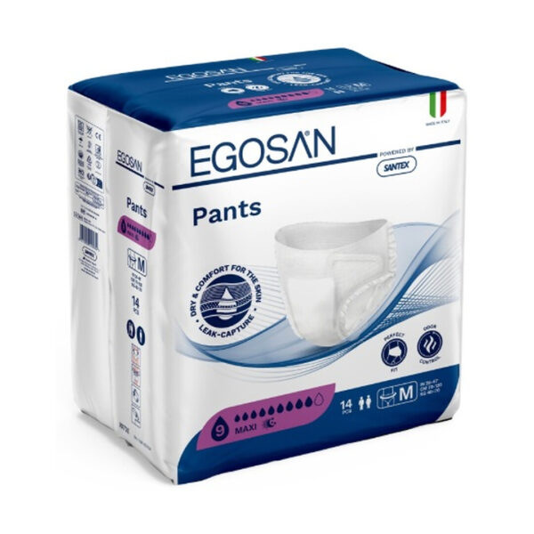 Scutece Adulți Chilot EGOSAN Maxi M Absorbtie 2300 ml 14buc
