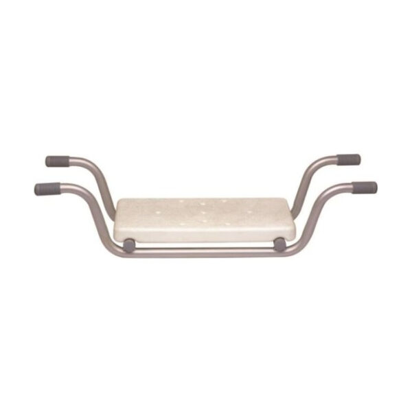 Scaun de baie, material aluminiu, cu fixare pe cada, greutate maxima utilizator 100kg