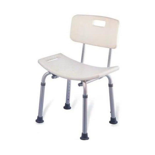 Scaun de dus pentru persoane cu dizabilitati, reglabil, material aluminiu, cu spatar, sarcina maxima 100kg