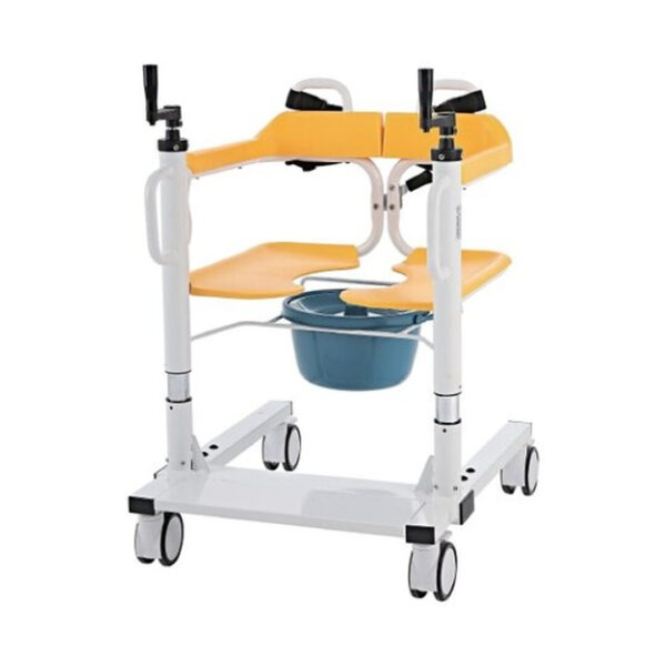 Scaun manual pentru transferul pacientilor cu dizabilitati, inaltime reglabila, perna detasabila, greutate suportata 100kg, KY702S