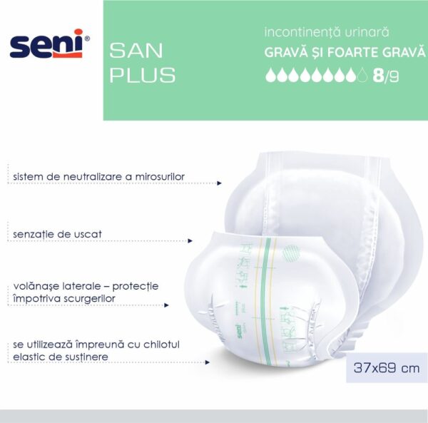 Absorbante Seni San Plus 37-69 cm 30 buc