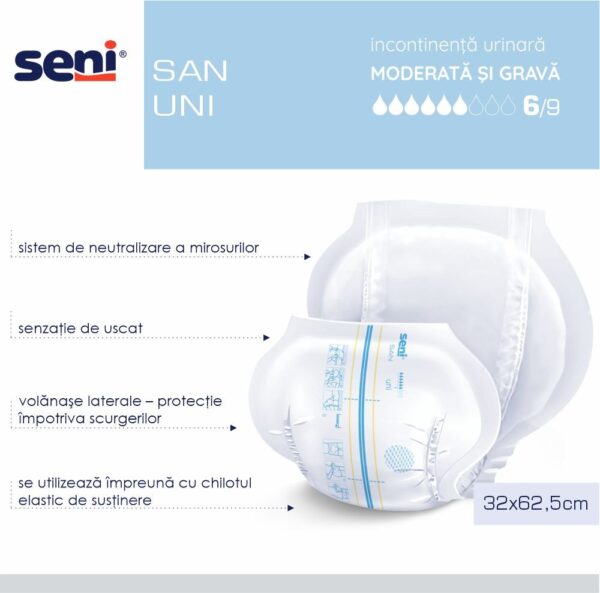 Absorbante Seni San Uni 32-62,5 cm 30 buc, imaginea 4