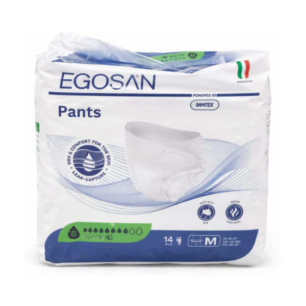 Scutece Adulți Chilot EGOSAN SUPER M Absorbtie 1700ml 14buc