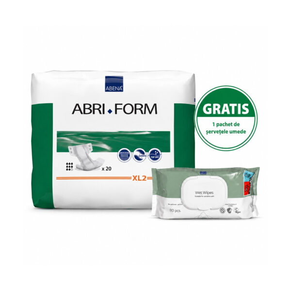 Scutece pentru adulti, Abena Slip Premium Abri-Form Comfort, Mărime XL, 110-170 cm