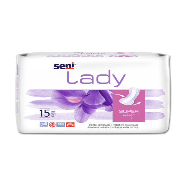 Absorbante Urologice Pentru Femei SENI Lady Super 18x37cm 15buc