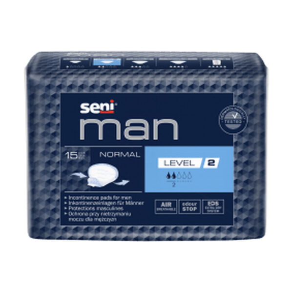 Absorbante urologice pentru barbati Seni Man Level 2, 15 buc