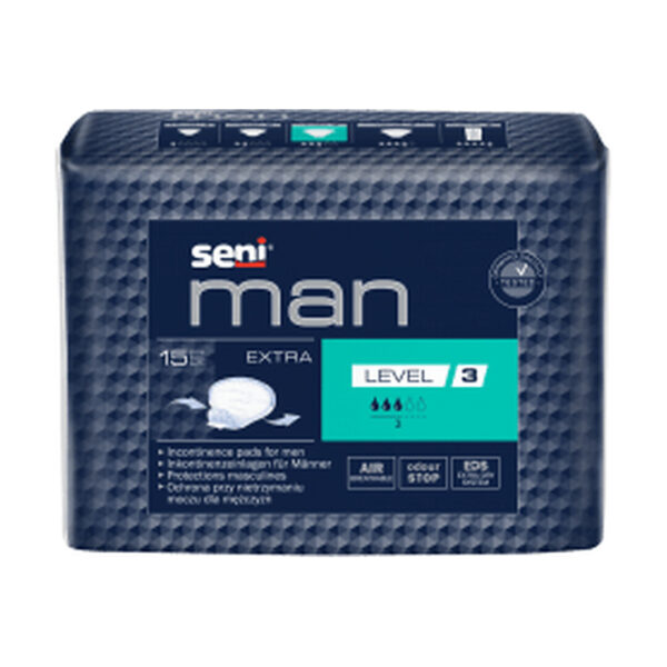 Absorbante urologice pentru barbati Seni Man Level 3, 15 buc