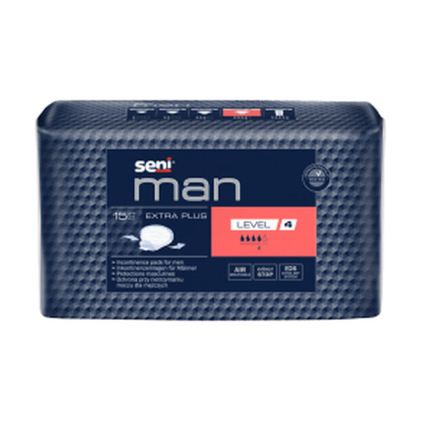 Absorbante urologice pentru barbati  Seni Man Level 4,15 buc