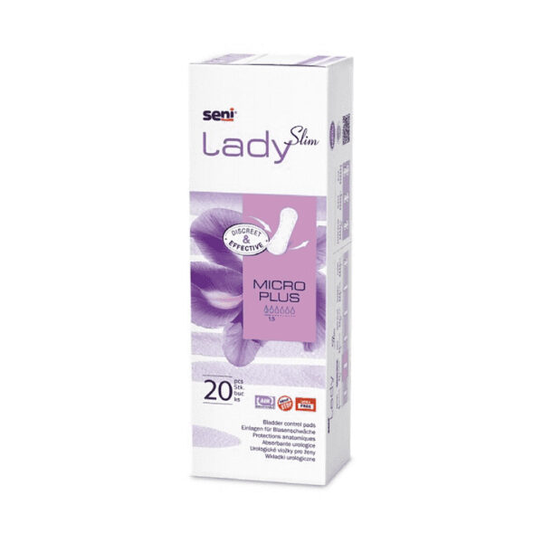 Absorbante urologice pentru femei Seni Lady Slim Micro Plus 7x20,5 cm 20 buc