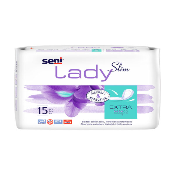 Absorbante urologice pentru femei Seni Lady Slim Extra 14x29,5 cm 15 buc