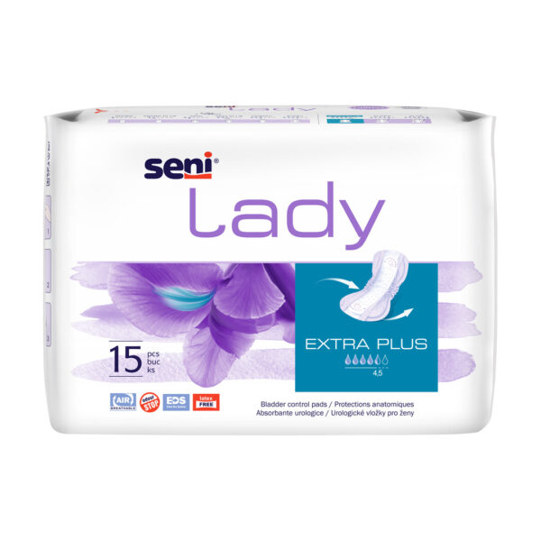 Absorbante urologice pentru femei Seni Lady Extra Plus 15x33 cm 15 buc