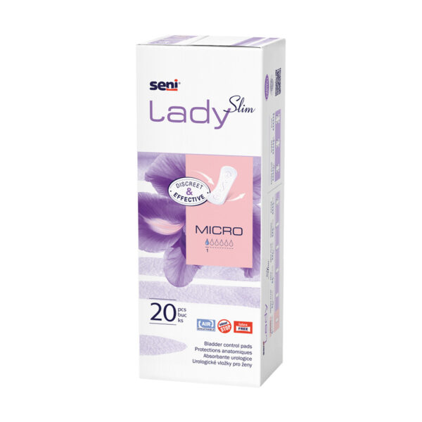Absorbante urologice pentru femei Seni Lady Slim Micro 7x18,5 cm 20 buc