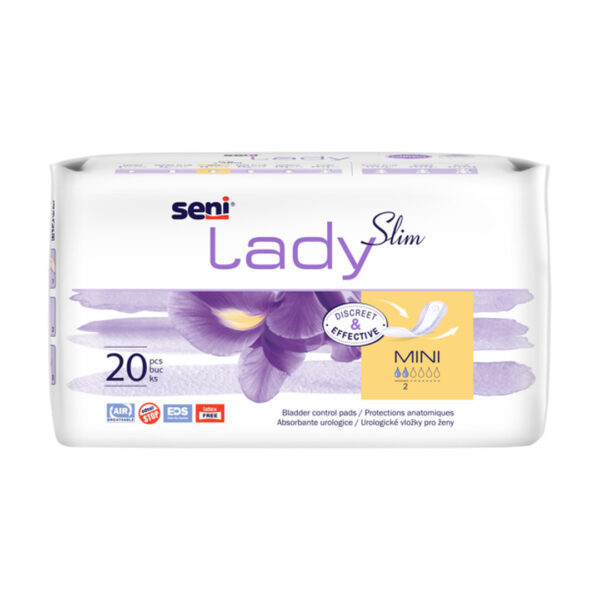 Absorbante urologice pentru femei Seni Lady Slim Mini 9,5x22,5 cm 20 buc