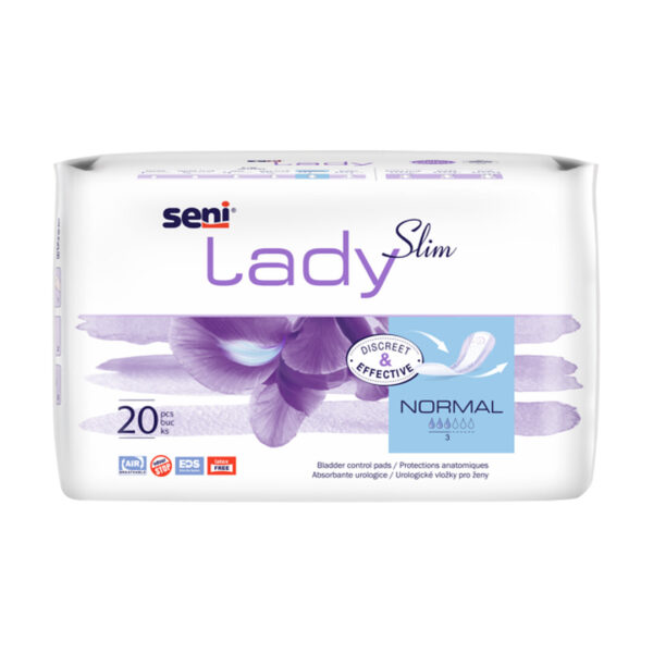 Absorbante urologice pentru femei Seni Lady Slim Normal 10,5x28 cm 20 buc