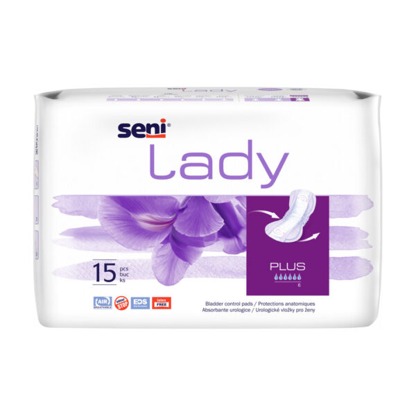 Absorbante Urologice Pentru femei SENI Lady Plus 20,5x42cm 15buc