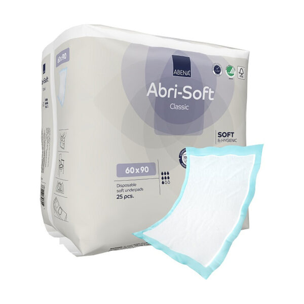 Aleze Abena Abri-Soft Classic 60X90 cm, 2200 ml, 25 buc