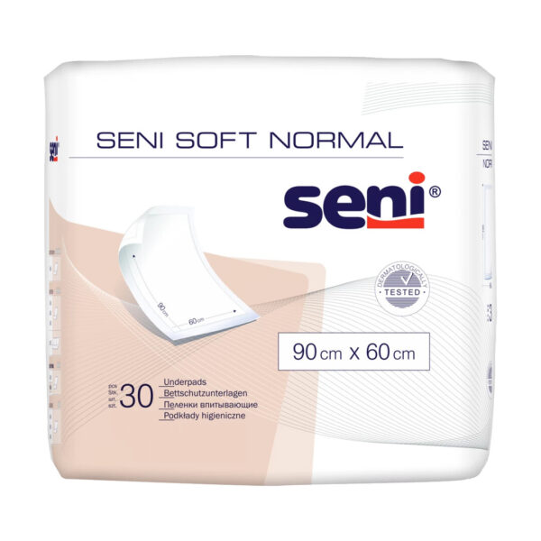 Aleze / Traverse pentru pat Seni Soft Normal, 90x60cm, 30 Buc/pach