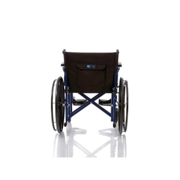 Carucior cu rotile pliabil, din otel, buzunar pentru documente, cotiere si suport picioare detasabile, 200kg, CP300-50, imaginea 3