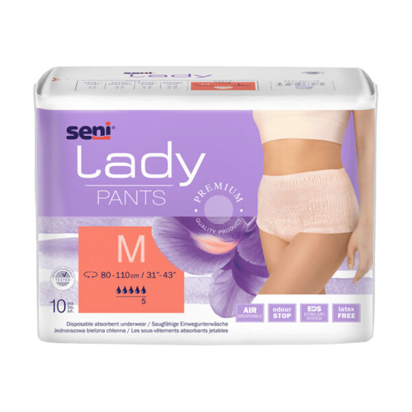 Scutece pentru adulti tip chilot Seni Lady Pants M,10 Buc