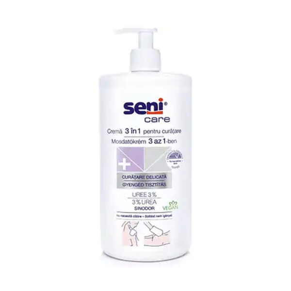 Crema curatare corp cu Uree 3 în 1 Seni Care 1000 ml