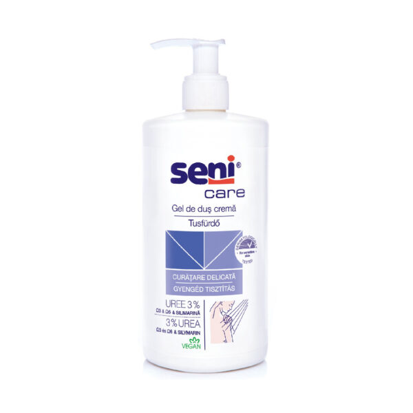 Gel de dus crema cu uree Seni pentru piele uscata 500ml