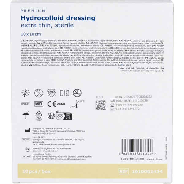 Pansament hidrocoloidal steril ABENA, 15x15cm