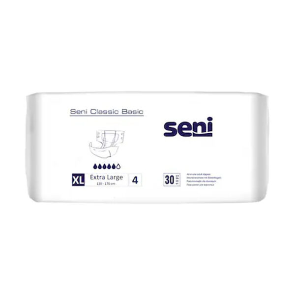 Scutece pentru adulti Seni Classic Basic XL, 30 buc