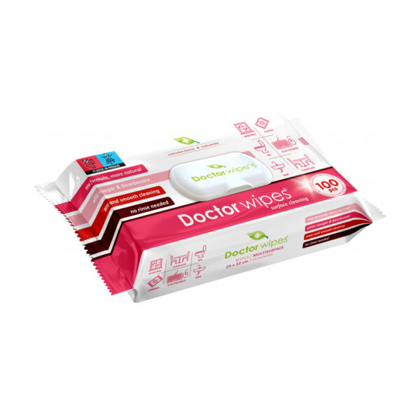 Servetele Umede Multisuprafete Dr. Wipe's 25x22 cm 100 buc