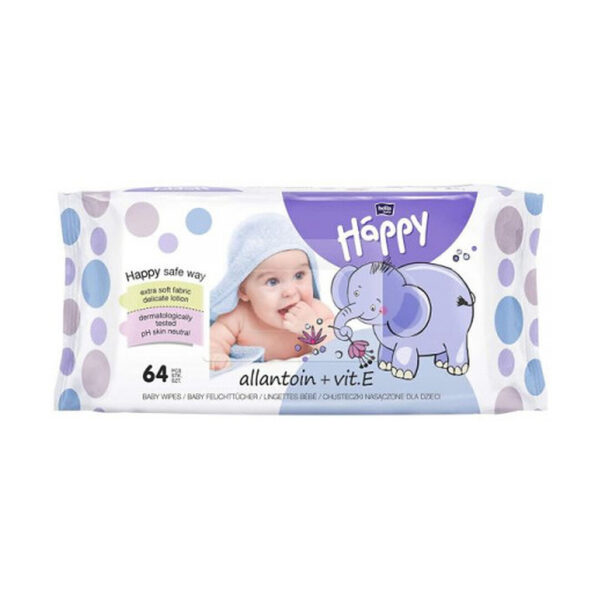 Servetele umede Happy Allatoinvit-E 64 buc
