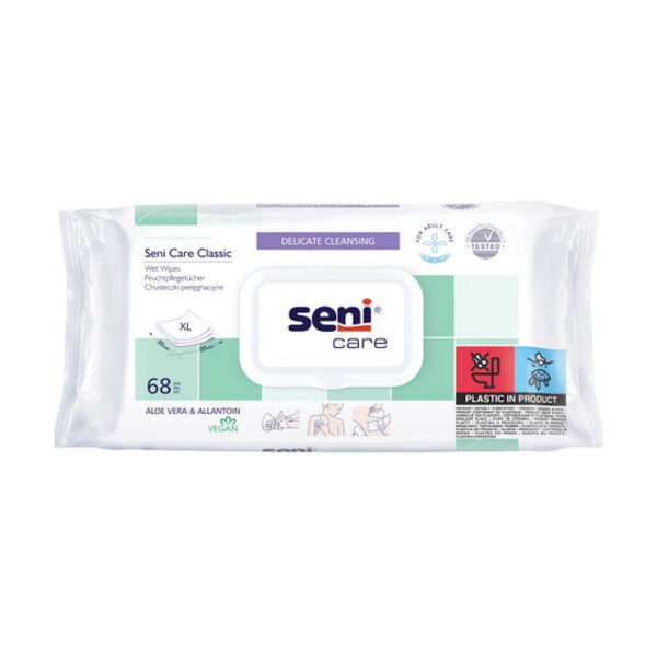 Servetele umede pentru adulti Seni Care Classic, 25x20cm