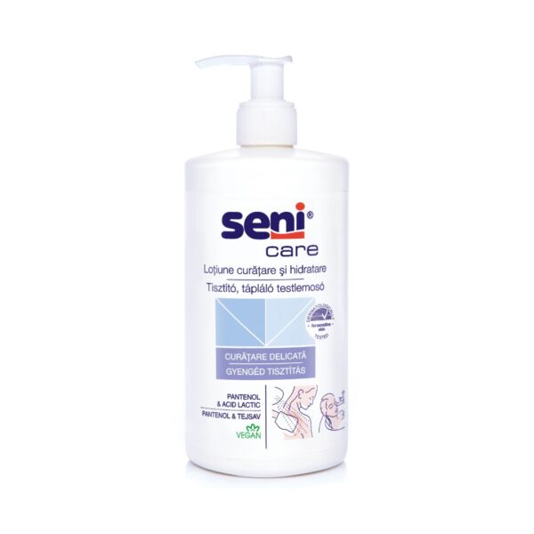 Seni Care Loţiune pentru curătare şi hidratare corp 500 ml