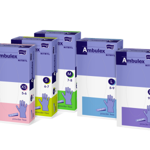 Ambulex Nitril Violet Nepudrate 100 buc/Cut - Ancoora