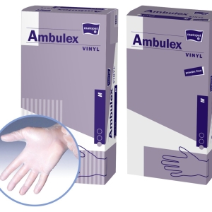 Mănuși Ambulex Vinil Nepudrate 100 buc - Ancoora